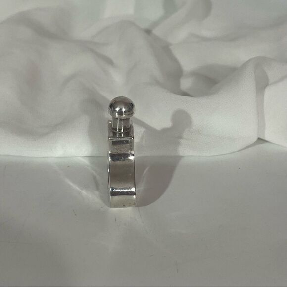 RARE! Sterling Silver Mexico 1970 Taxco Modernist Perfume Bottle - Picture 2 of 13